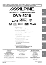 Alpine DVA-5210 Справочник Пользователя