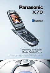 Panasonic EB-X70 Operating Guide