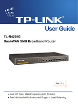 TP-LINK TL-R4299G Справочник Пользователя