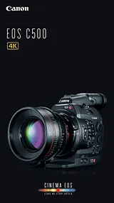 Canon EOS C500 パンフレット