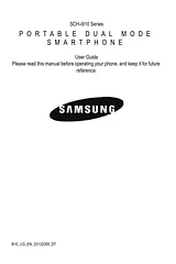 Samsung SCH-i910 Справочник Пользователя