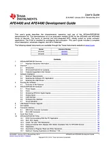 Texas Instruments AFE4490 Evaluation Module AFE4490SPO2EVM AFE4490SPO2EVM ユーザーズマニュアル