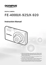 Olympus fe-4000 Instruction Manual