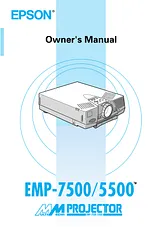 Epson emp-7500-5500 Manuel D’Utilisation