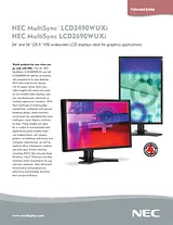 NEC LCD2690WUXi Manuel D’Utilisation