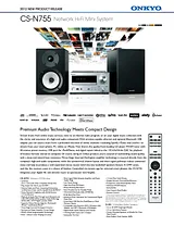 ONKYO CR-N755 10750SD 产品宣传页