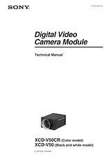 Sony XCD-V50 Manual De Usuario