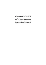 Memorex MM1920 Manual Do Utilizador