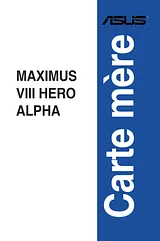 ASUS ROG MAXIMUS VIII HERO ALPHA Manual Do Utilizador