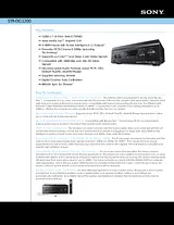 Sony str-dg1200 Guia De Especificação
