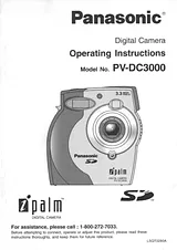 Panasonic PV-DC3000 Guia Do Utilizador