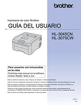 Brother HL-3045CN Guía Del Usuario