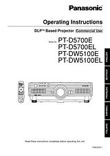 Panasonic PT-DW5100EL Manual Do Utilizador