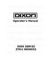 Dixon 8000 Series Manuel D’Utilisation