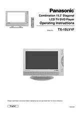 Panasonic tx-15lv1f User Manual