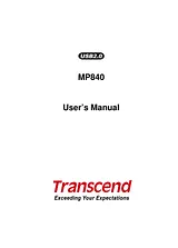 Transcend Information MP840 用户手册