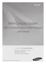 Samsung 2.0Ch Mini Audio System H835 Manual De Usuario