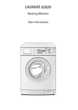 Electrolux lavamat 62820 ユーザーズマニュアル