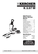 Kärcher K 3.97 M Manual Do Utilizador