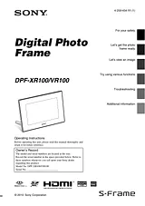Sony DPF-VR100 Инструкция