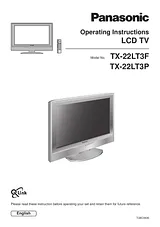 Panasonic tx-22lt3f User Manual