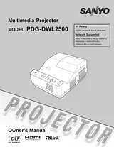 Sanyo PDG-DWL2500 Manual Do Utilizador