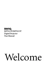 Benq MP522 ST Manuale Utente