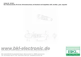 Bkl Electronic Jack plug Plug, straight Pin diameter: 4 mm Green 072152/G 1 pc(s) 072152/G Hoja De Datos