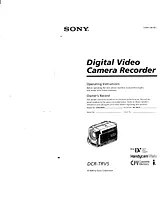 Sony DCR-TRV5 Manuale Utente
