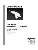 Opticon RS232 Manual Do Utilizador