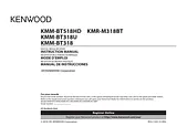 Kenwood KMR-M318BT Manual Do Proprietário