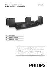 Philips Blu-ray home theater system HTS3106 HTS3106/F7 User Manual