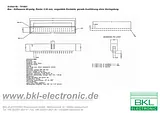 Bkl Electronic 10120566 Straight Pin Header, PCB Mount Grid pitch: 2.54 mm Number of pins: 2 x 20 10120566 Hoja De Datos