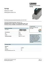 Phoenix Contact Thermomagnetic device circuit breaker CB TM1 0.5A SFB P 2800835 2800835 Data Sheet