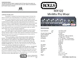 Rolls MINIMIX MX122 Fascicule