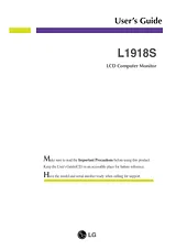 LG L1918S-SN Owner's Manual