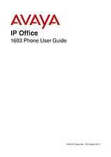 Avaya one-x 1603 User Manual