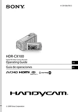 Sony HDR-CX100 Manual