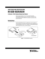 National Instruments NI USB-9229 Справочник Пользователя