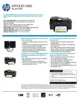 HP Officejet 4500 All-in-One Printer - G510h CB868A 产品宣传页
