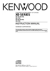Kenwood XD-571S Manuel D’Utilisation