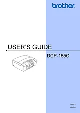 Brother DCP-165C 사용자 매뉴얼