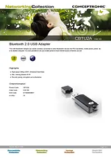 Conceptronic Bluetooth 2.0 USB Adapter C04-103 Fascicule