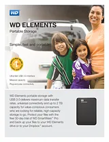 Western Digital WD Elements 1.5 TB WDBU6Y0015BBK プリント