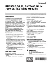 Honeywell RM7800G Manual Do Utilizador