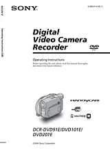 Sony DCR-DVD201E ユーザーズマニュアル