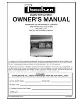 Traulsen RMC58 User Manual