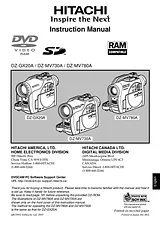 Hitachi DZ-MV780A Manuale Utente