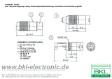 Bkl Electronic mini DIN connector Socket, straight Number of pins: 4 Black 1 pc(s) 204023 Data Sheet