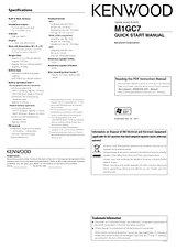 Kenwood M1GC7 Benutzerhandbuch